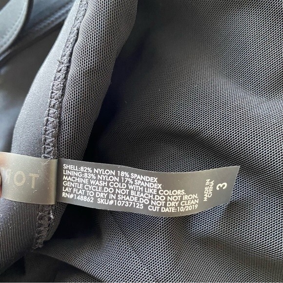 NWT Torrid Swimsuit Lattice Front Cage One Piece Ruche Wireless SZ 3X - Picture 10 of 12